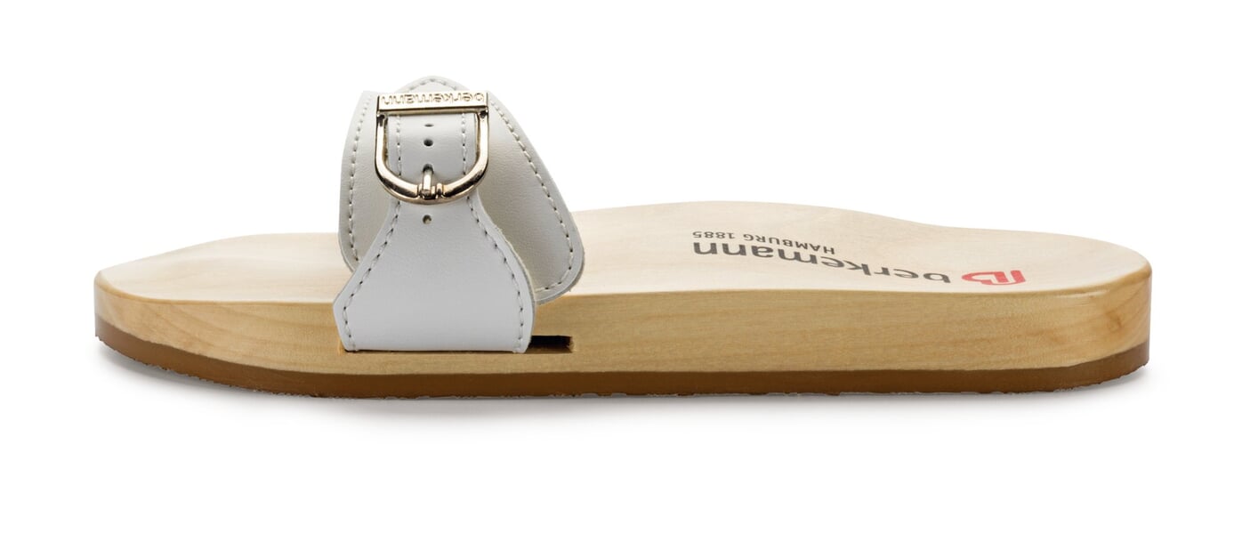 Wooden sandal White