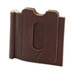 Pinza para billetes de cuero