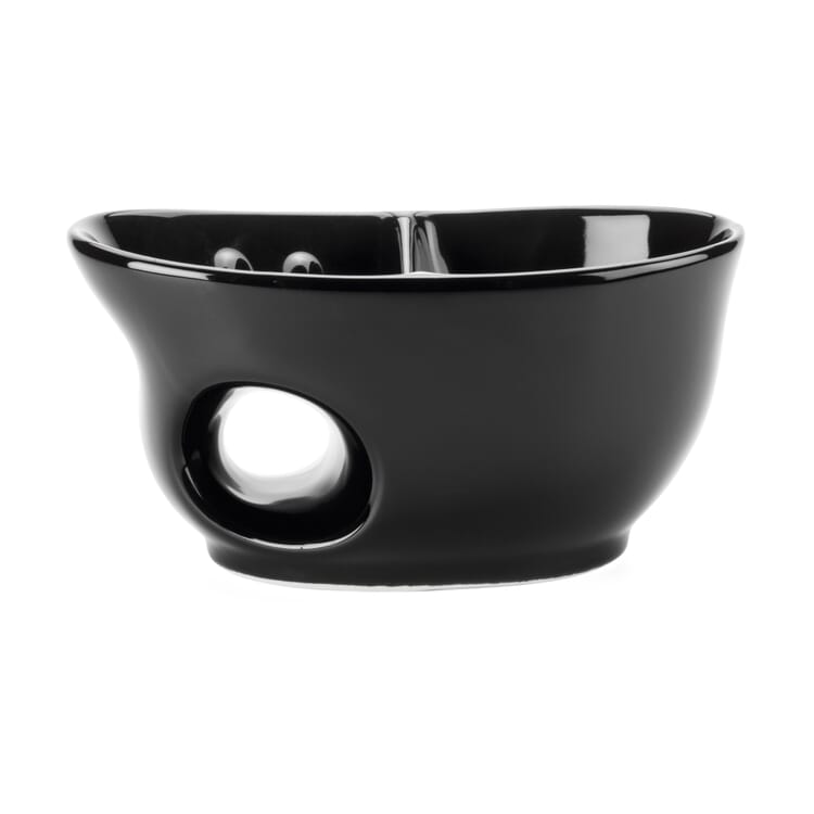 Shaving bowl porcelain, Black