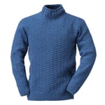 Merinosweater voor heren Blauw