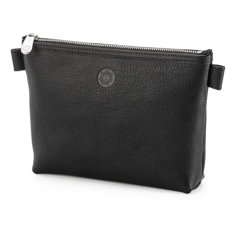 Sonnenleder Borsa per cosmetici, Nero