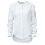 Linnen blouse voor dames Wit