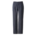 Hansen Herren-Leinenhose Blaumelange