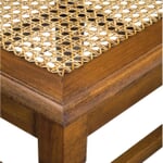 Old Nikolai School Stool Wickerwork