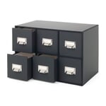 CD drawer sixfold Black