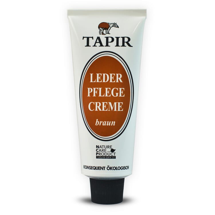 Crème d'entretien pour cuir Tapir, Marron foncé
