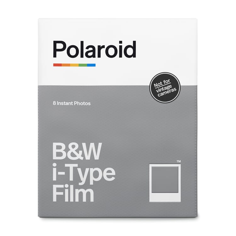 Film til Polaroid-kamera Nu, Sort og hvid (8 stk.)