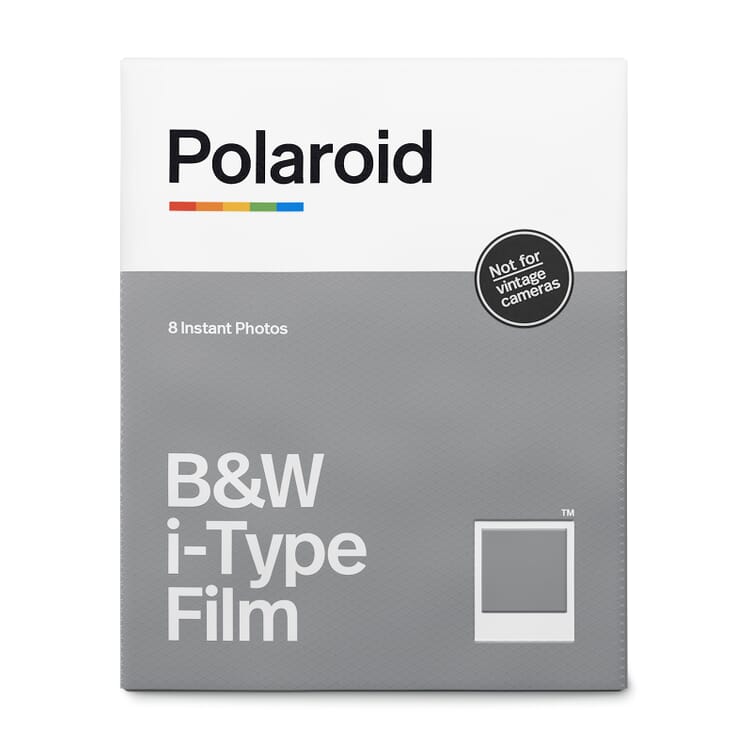 Filme für I-Type Polaroidkameras, Schwarzweiß (8 Stück)