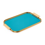 Tray Made of Aluminium Turquoise