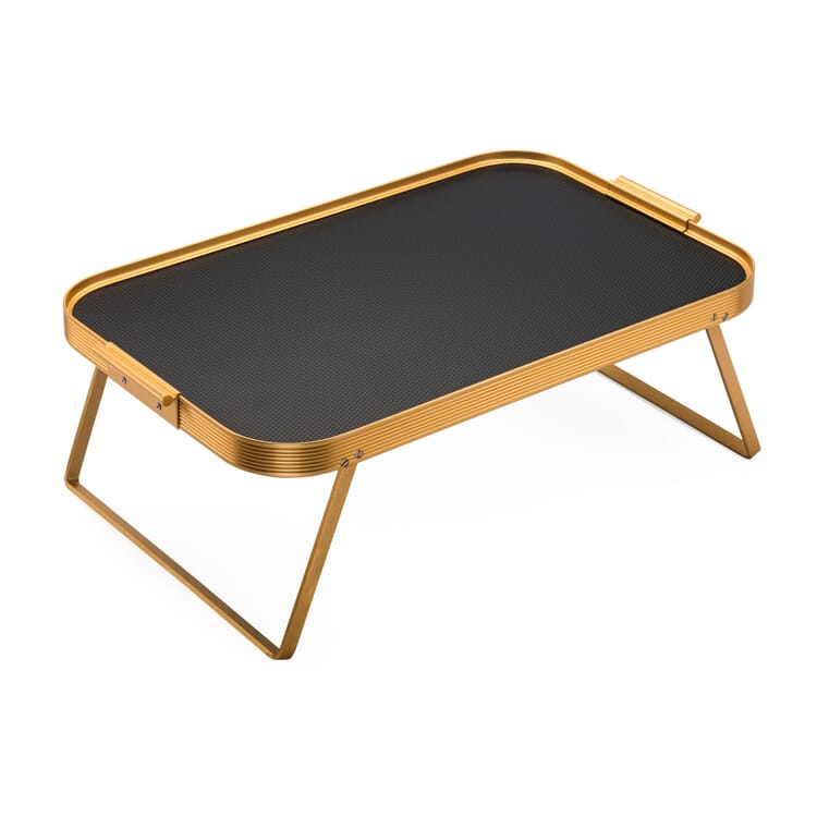 Bandeja de cama de aluminio plegable