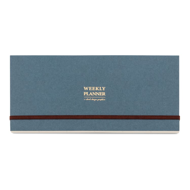 Ugeplanlægger i liggende format, Blue