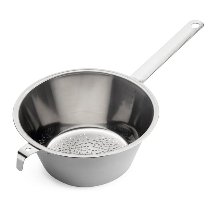 Stainless Steel Colander with a Long Handle
