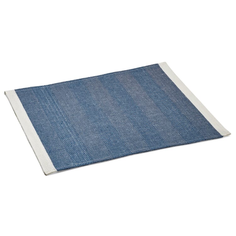 Finnish placemat linen, Blue