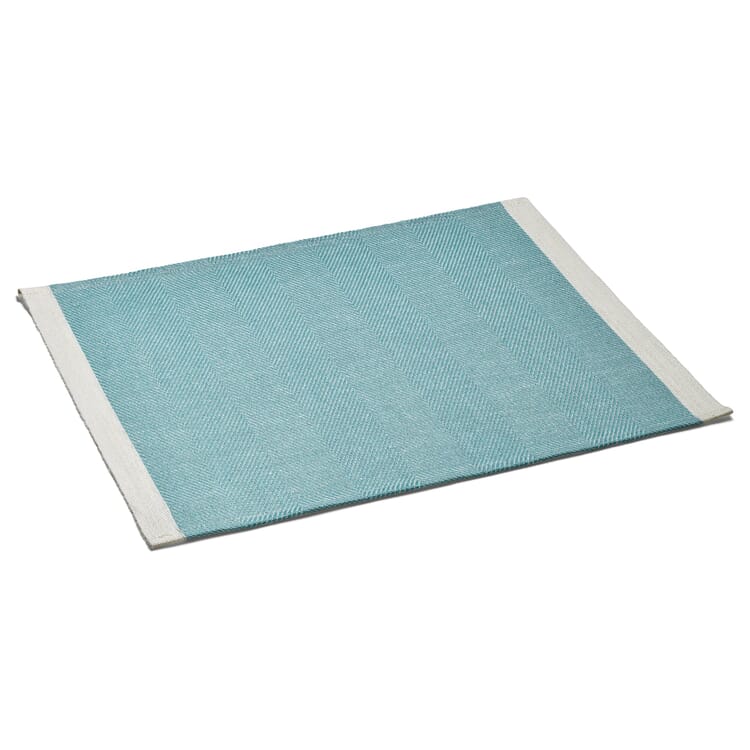 Finnish placemat linen, Turquoise
