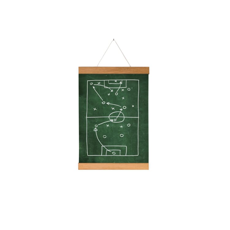 Billedskinne egetræ magnetisk, Bredde 21 cm