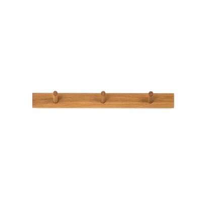 Coat Hook Bar Made Of Oak Wood 3 Hooks, Wooden Coat Rack Replacement Parts