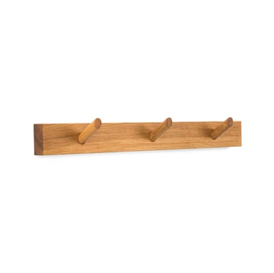 Coat Hook Bar Made Of Oak Wood 3 Hooks, Wooden Coat Rack Replacement Parts