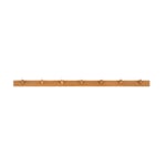 Coat Hook Bar Made of Oak Wood 7 Hooks
