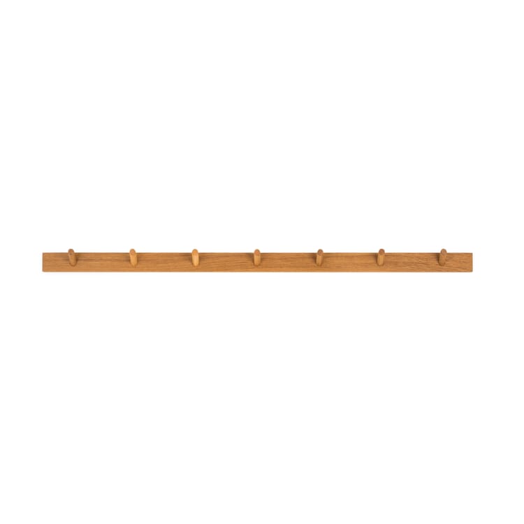 Perchero madera roble, 7 Ganchos