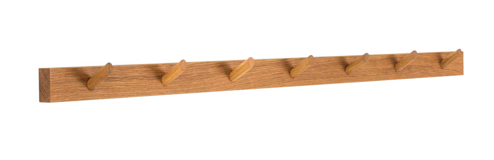 Coat rack oak wood 7 hooks Manufactum