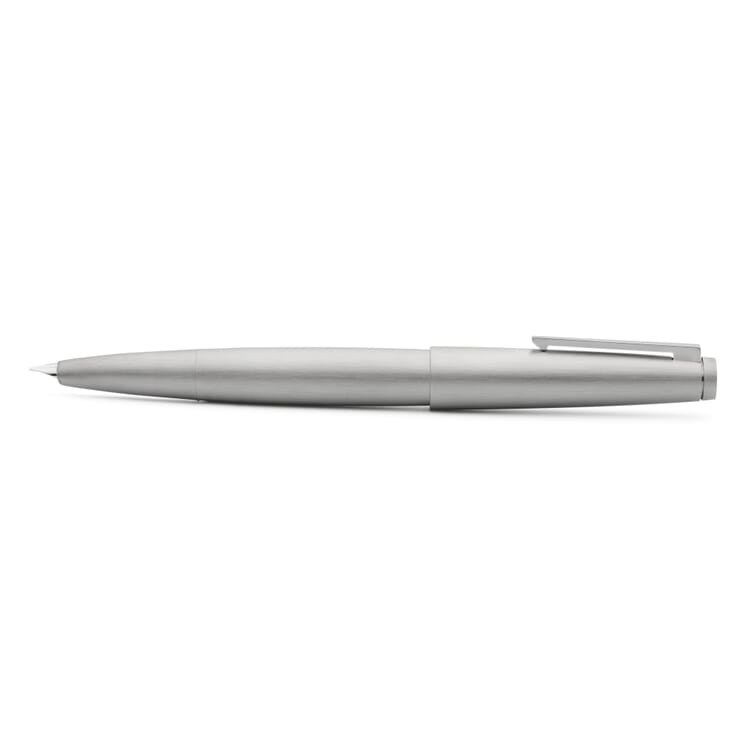 Lamy 2000 piston fountain pen, Stainless steel
