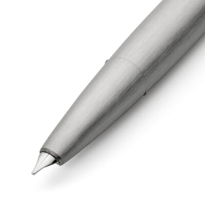 Lamy 2000 Stainless Steel Fountain Pen - M Nib — The Clicky Post