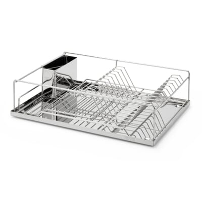 Dish drying Racks with Drain Board Stainless Steel Cutlery Rack