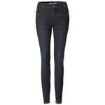 Lanius Damen Jeans Dunkelblau
