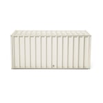 Container DS with a Lock Pearl White RAL 1013