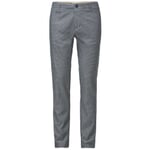 Knowledge Cotton Apparel Herrenhose Blaumeliert