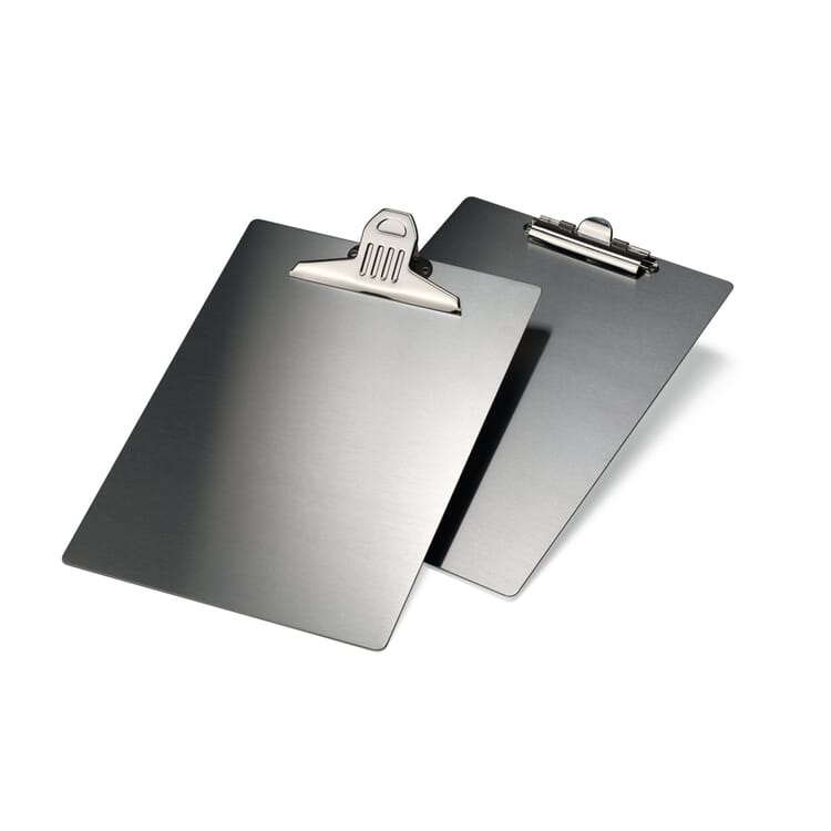 Stainless steel clipboard, Large clamp