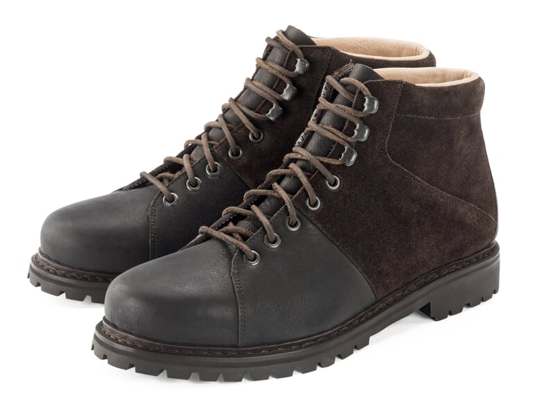 Men boot cowhide Brown