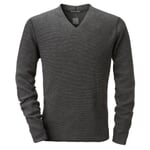 Herren-Strickpullover Grau