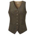 Women’s Vest by Manufactum Brown Hues