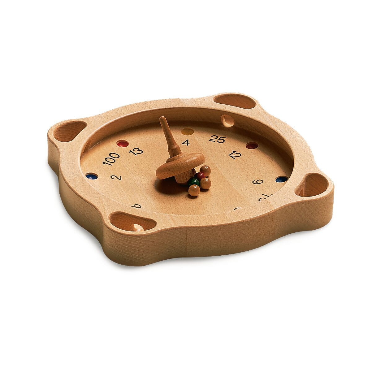 Tiroler Roulette Holz Roulette Brettspiel Gesellschaftsspiel Glücksspiel Kreisel 