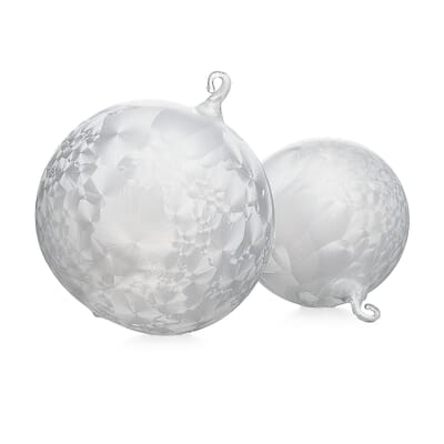 Lauscha ice glass balls, Ø cm 6 Manufactum pieces 8 - 