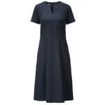 Manufactum Damenkleid Halbarm Dunkelblau