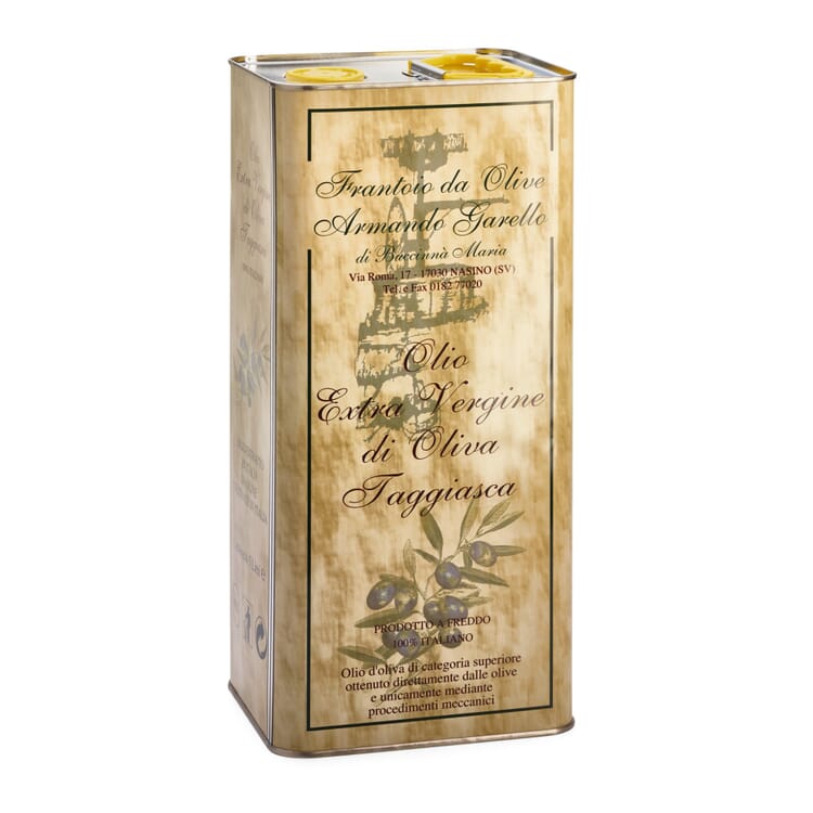 Ligurisk olivenolie "Armando Garello", 5 liters beholder