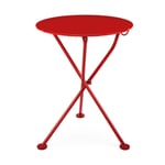 Table de balcon pliante en acier Rouge