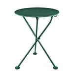 Mesa de balcón plegable de acero Verde oscuro