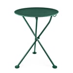 Table de balcon pliante en acier Vert foncé