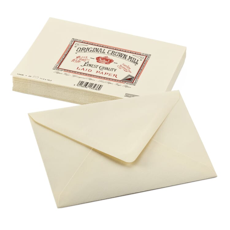 Briefkaart envelop, Crown Mill Vergé