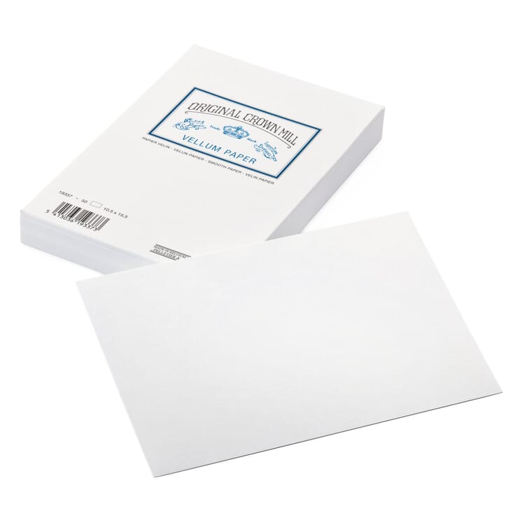 Briefkarte, Crown Mill Velin