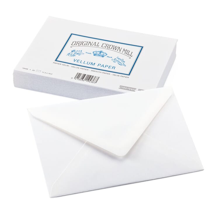 Correspondence Envelope, Crown Mill Velin