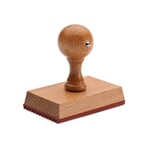Madera de haya estampada a mano 6 líneas (5 × 8 cm)