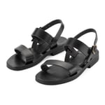 Benedictine ladies sandal Black