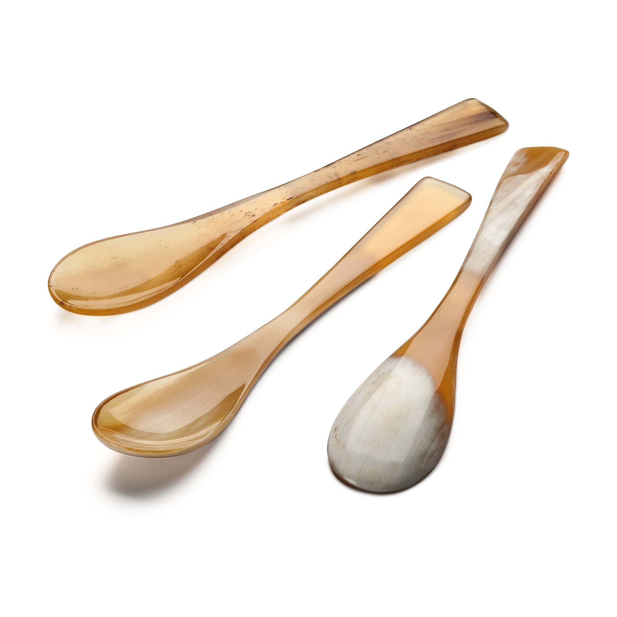 Lot De 4 Cuillères à Miel En Bois à Long Manche En Forme De Cœur En Nid D'abeille