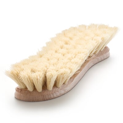 Hofer Schafmilchseifen, Hard Bristle Brush for dish cleaning, made out of  wood and real fibre bristles