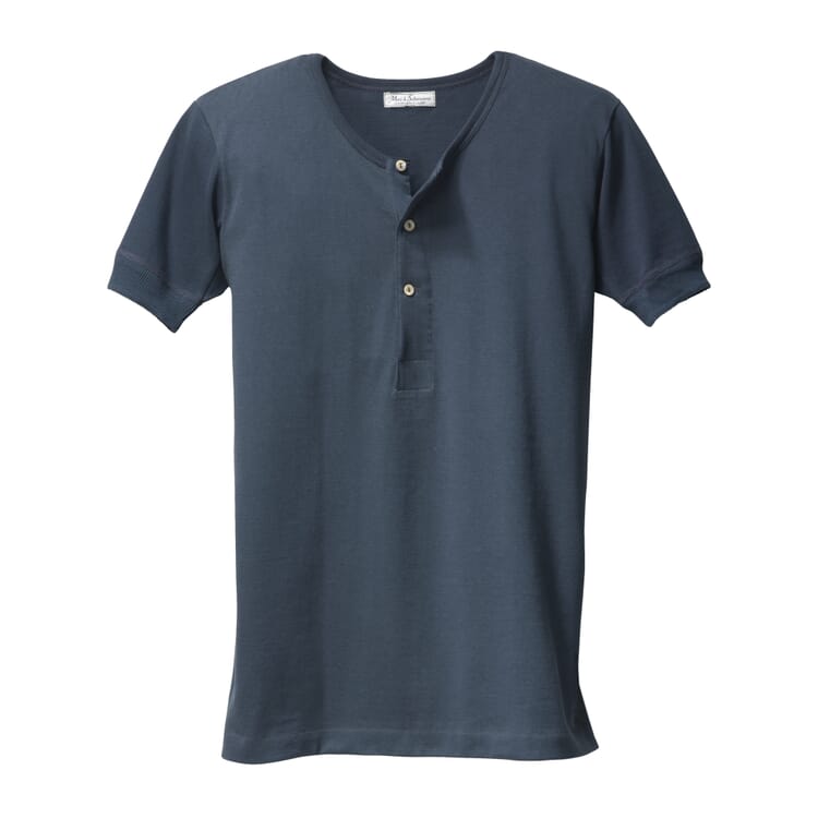 Men’s Half-Sleeved T-Shirt Made of Jersey, Dark Blue