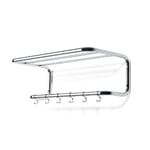 Wall coat rack steel tube Width 57 cm